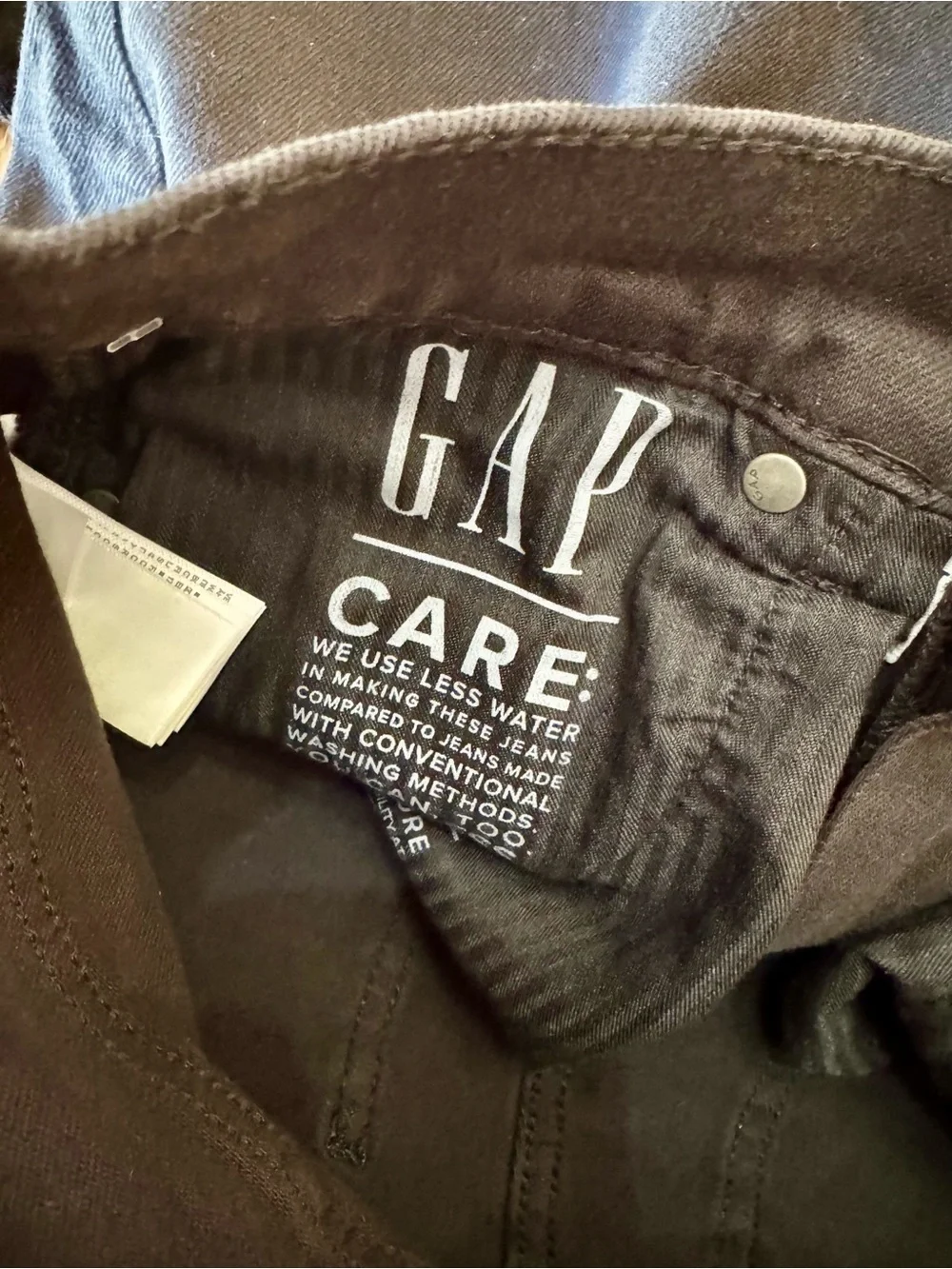 GAP black high rise 90s slim straight jeans 27T - Picture 5 of 14